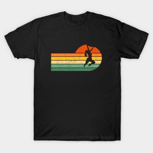 Mountaineering free climbing bouldering Sunset T-Shirt